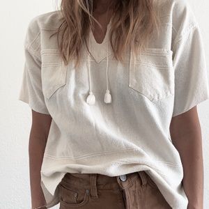 Handmade Cream Shirt
